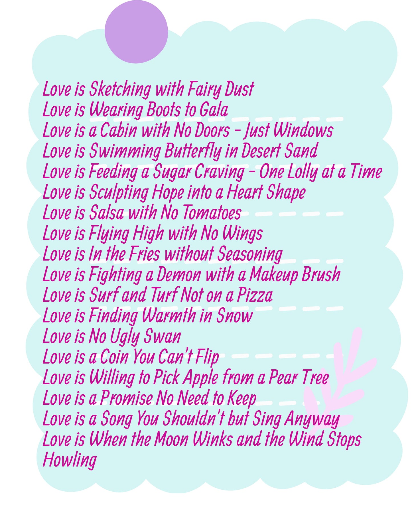 36 Codes of Love
