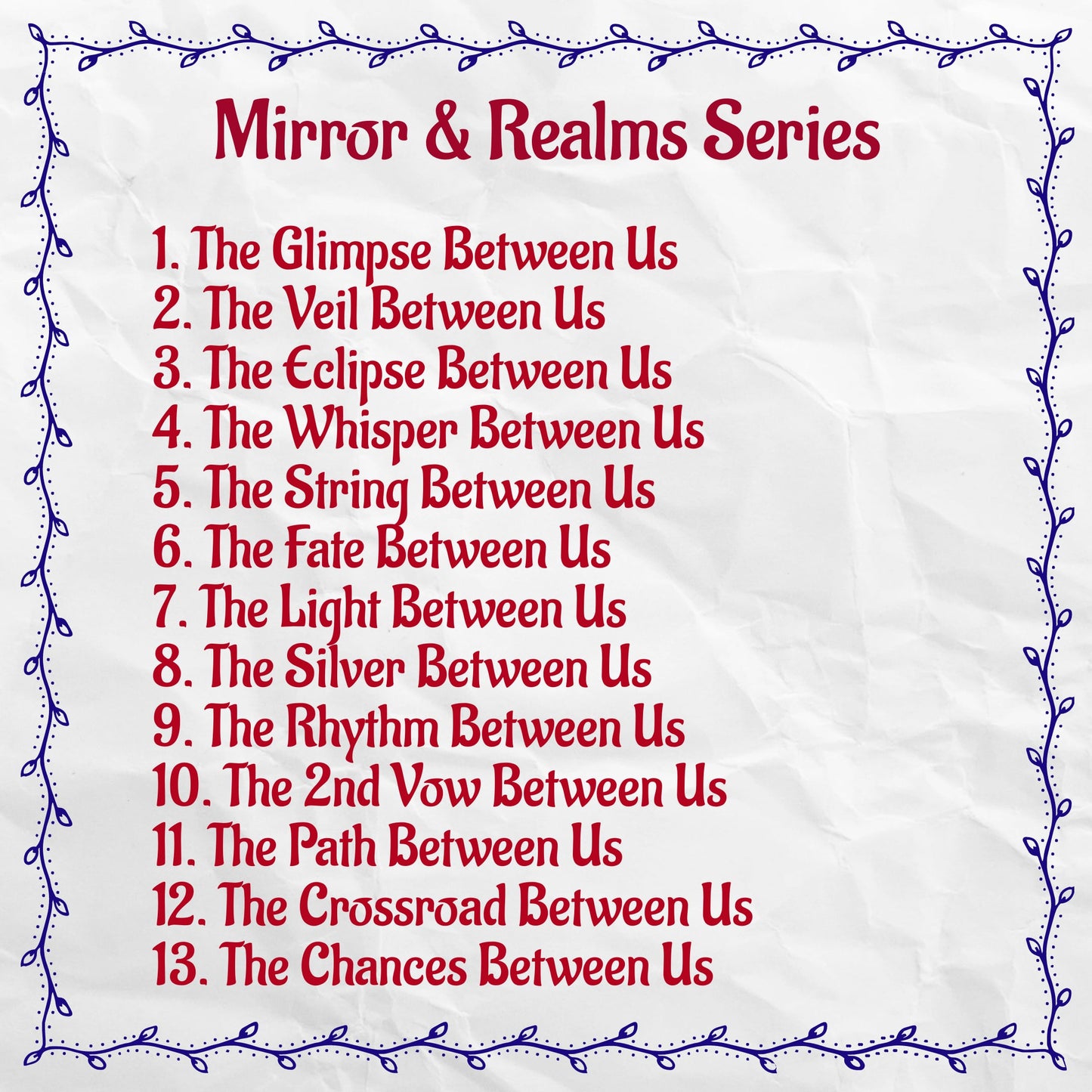The Glimpse Between Us - Mirror and Realms 1 - E-book