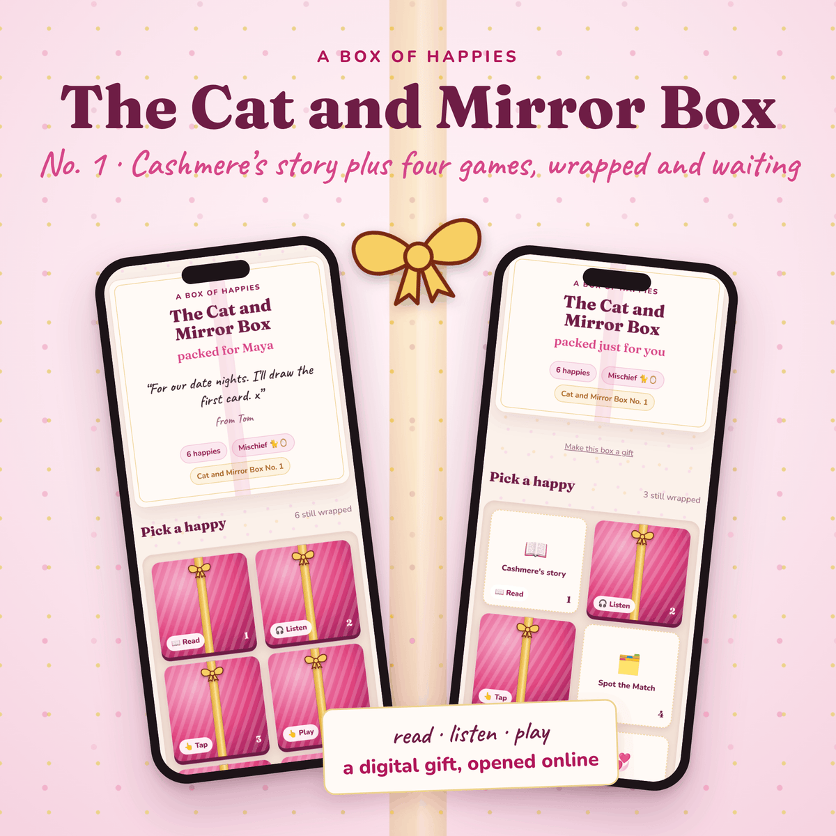 The Cat and Mirror Box No. 1 | A Box of Happies