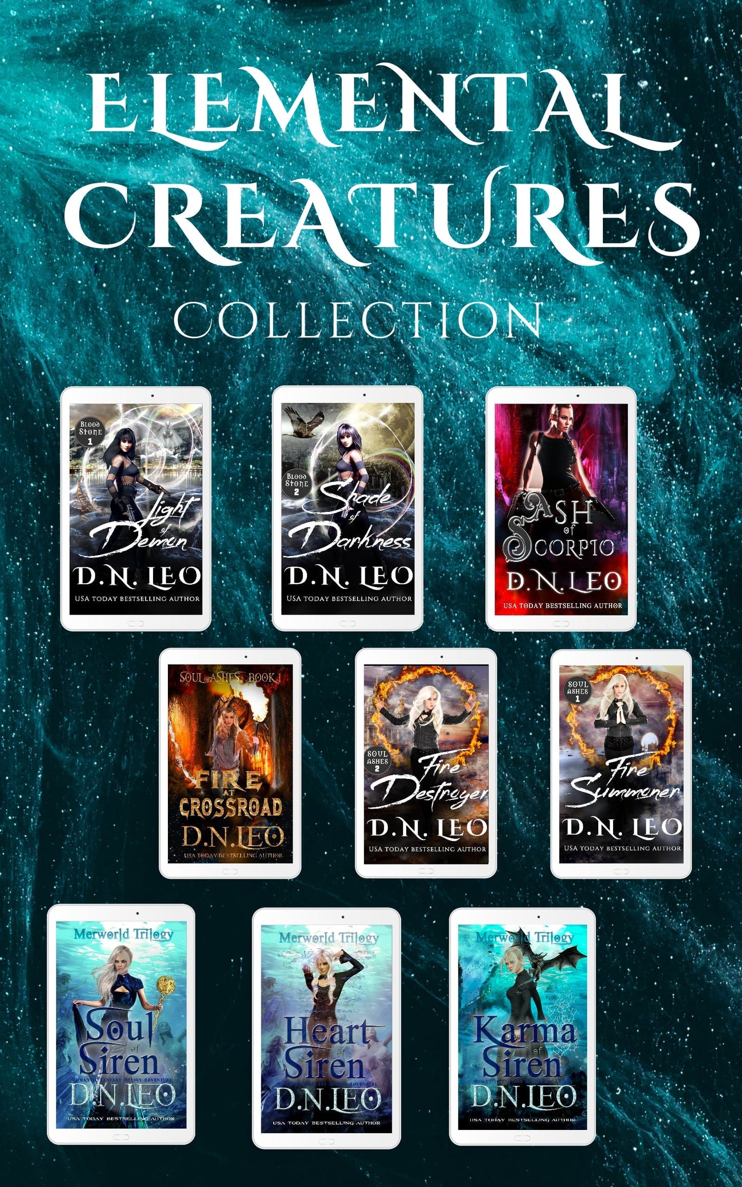 Elemental Creatures Collection - Triple Trilogy E-book Boxed-set